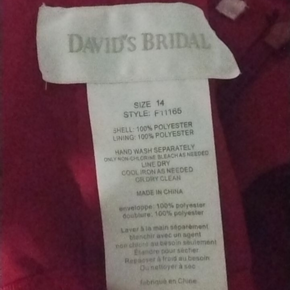 David's bridal no strap prom dress - Picture 3 of 3